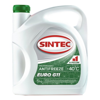 Антифриз SINTEC G11 зеленый 5 кг
