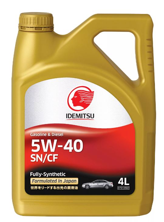 Масло моторное синтетическое Idemitsu Gasoline & Diesel F-S SN/CF 5W-40