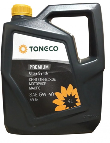 Масло моторное синтетическое Taneco Premium Ultra Synth 5W-40